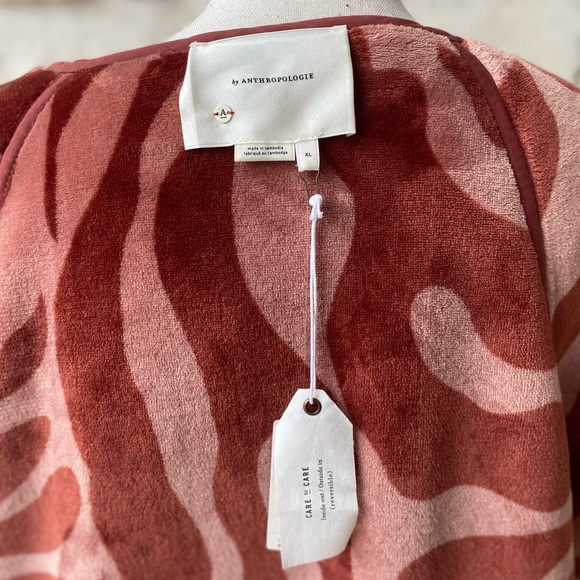 COPY - Anthropologie Margot Reversible Sherpa Coat Size XL NEW W Tags - Picture 16 of 16